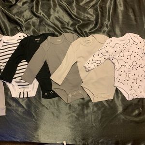 5 pack- long sleeve onesies